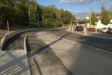 Straßenbahntrasse Eckersbach Zwickau
