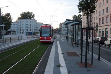 Straßenbahnhaltestelle Annenstraße Chemnitz